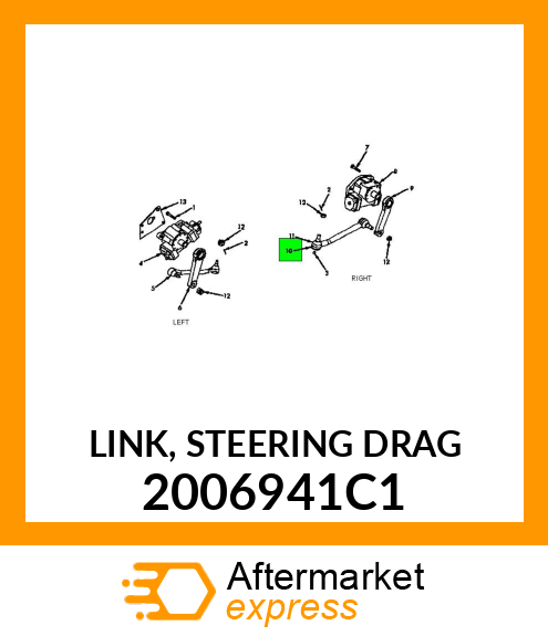 LINK, STEERING DRAG 2006941C1