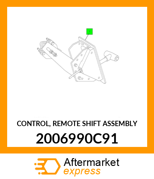 CONTROL, REMOTE SHIFT ASSEMBLY 2006990C91