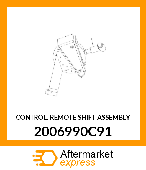 CONTROL, REMOTE SHIFT ASSEMBLY 2006990C91