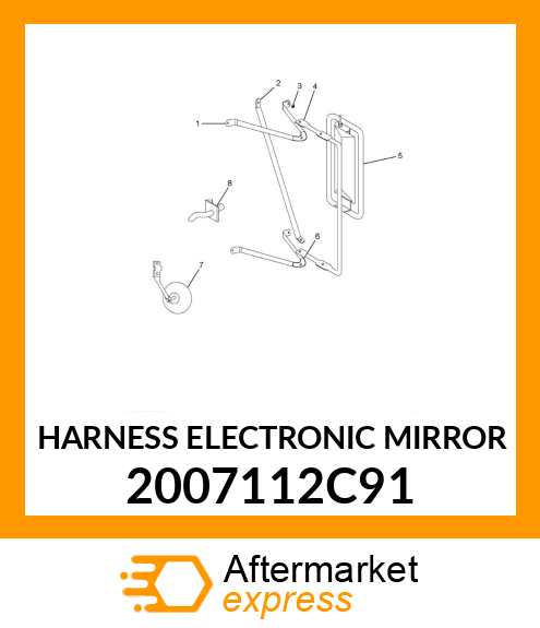 HARNESS ELECTRONIC MIRROR 2007112C91