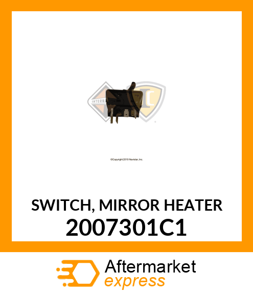 SWITCH, MIRROR HEATER 2007301C1