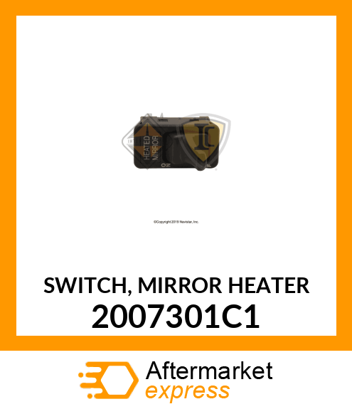 SWITCH, MIRROR HEATER 2007301C1