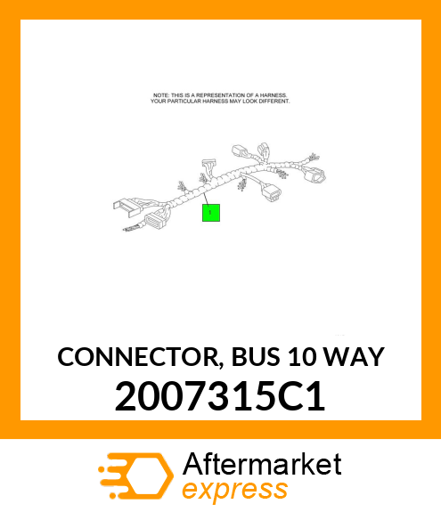 CONNECTOR, BUS 10 WAY 2007315C1