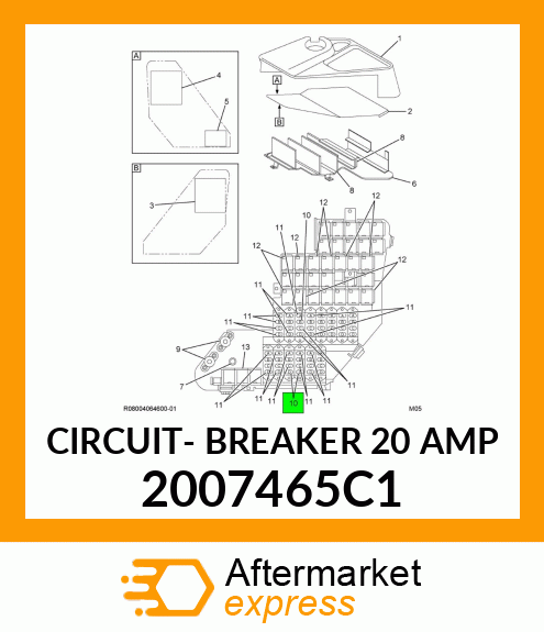 CIRCUIT- BREAKER 20 AMP 2007465C1