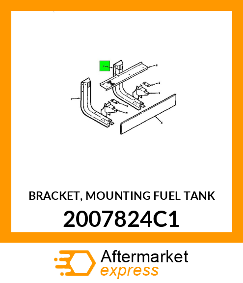 BRACKET, MOUNTING FUEL TANK 2007824C1