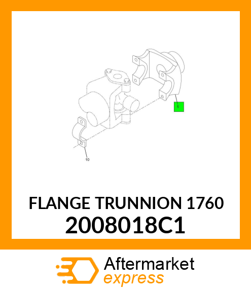FLANGE TRUNNION 1760 2008018C1