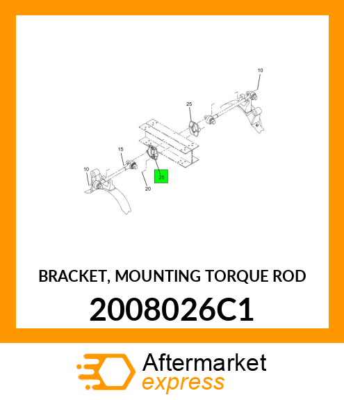 BRACKET, MOUNTING TORQUE ROD 2008026C1