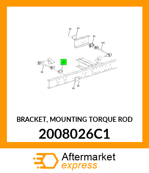 BRACKET, MOUNTING TORQUE ROD 2008026C1