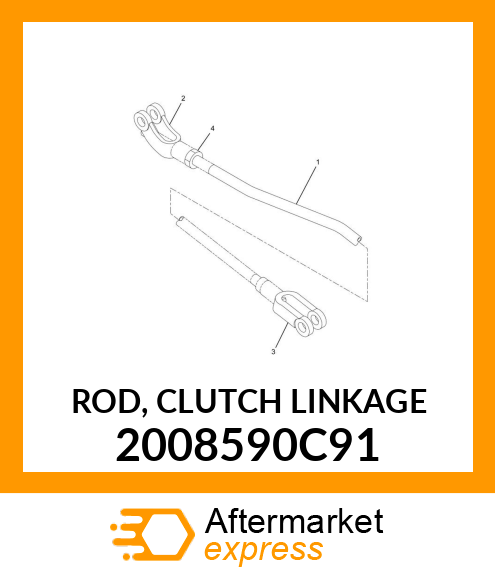 ROD, CLUTCH LINKAGE 2008590C91