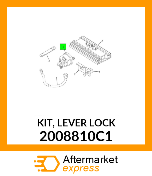 KIT, LEVER LOCK 2008810C1