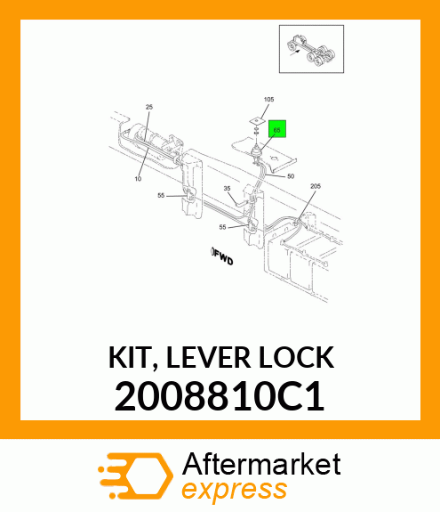 KIT, LEVER LOCK 2008810C1