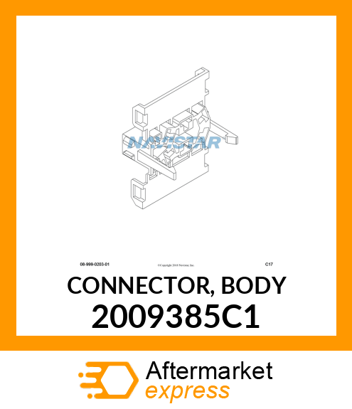 CONNECTOR, BODY 2009385C1