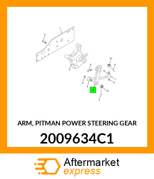 ARM, PITMAN POWER STEERING GEAR 2009634C1