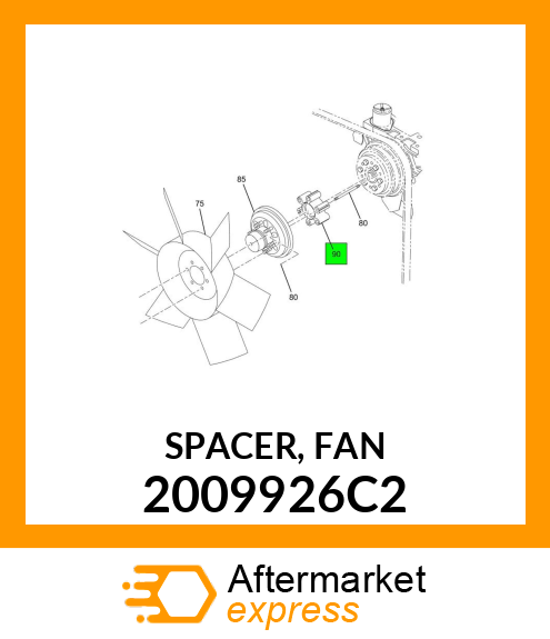 SPACER, FAN 2009926C2