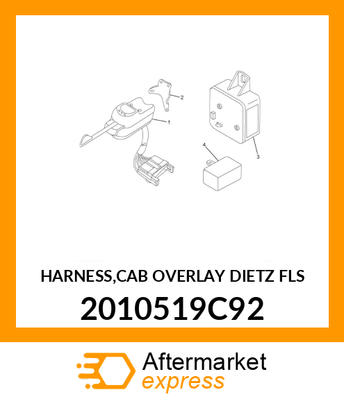 HARNESS,CAB OVERLAY DIETZ FLS 2010519C92