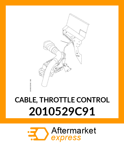 CABLE, THROTTLE CONTROL 2010529C91