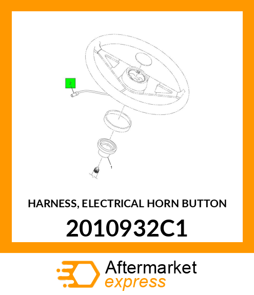 HARNESS, ELECTRICAL HORN BUTTON 2010932C1
