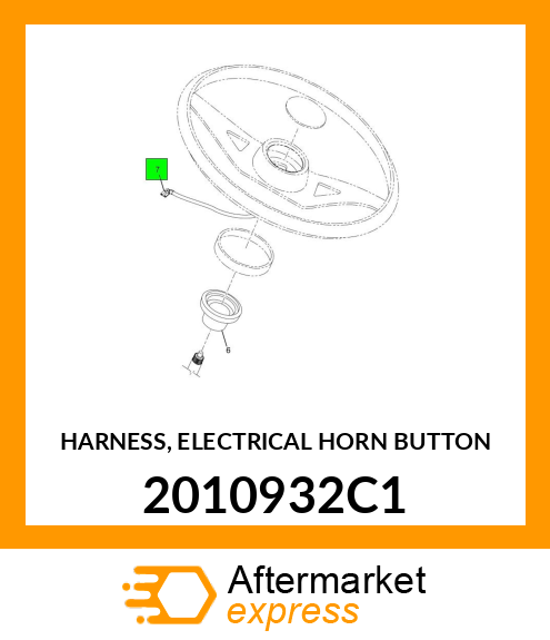 HARNESS, ELECTRICAL HORN BUTTON 2010932C1