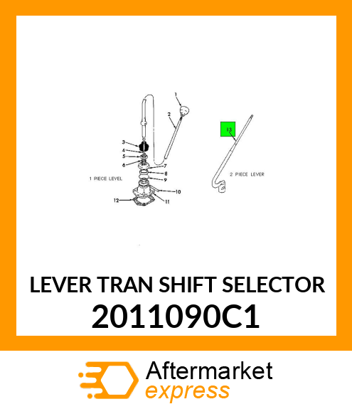 LEVER TRAN SHIFT SELECTOR 2011090C1