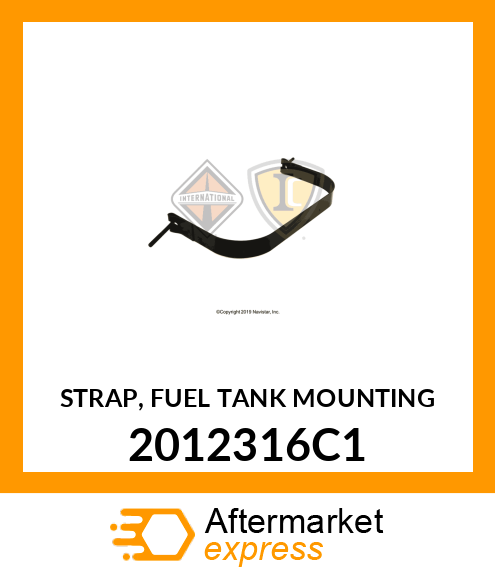 STRAP, FUEL TANK MOUNTING 2012316C1