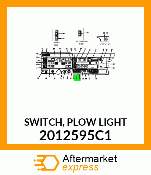 SWITCH, PLOW LIGHT 2012595C1