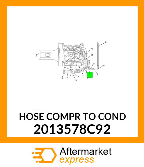 HOSE COMPR TO COND 2013578C92