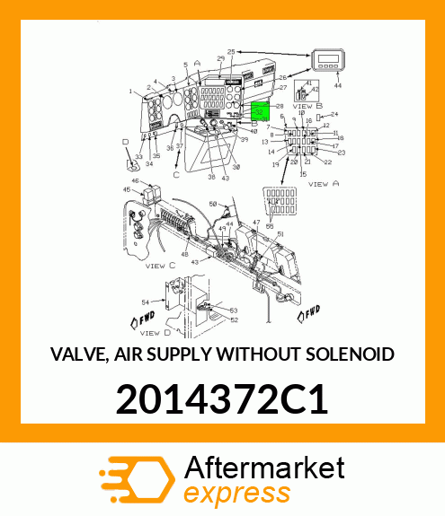 Control Valve New Aftermarket 2014372C1