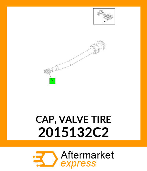 CAP, VALVE TIRE 2015132C2