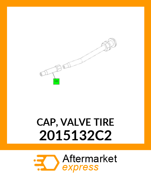 CAP, VALVE TIRE 2015132C2