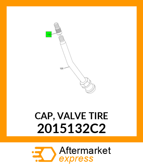 CAP, VALVE TIRE 2015132C2