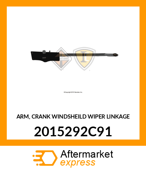 ARM, CRANK WINDSHEILD WIPER LINKAGE 2015292C91