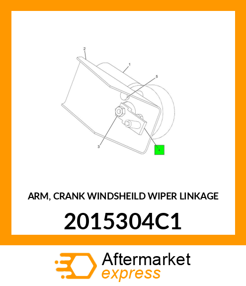 ARM, CRANK WINDSHEILD WIPER LINKAGE 2015304C1