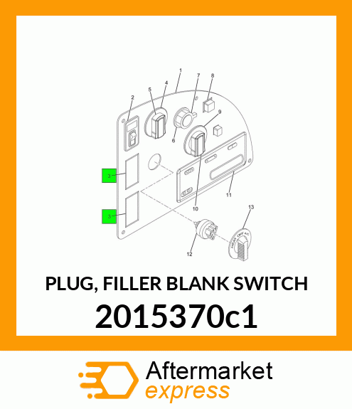 PLUG, FILLER BLANK SWITCH 2015370C1