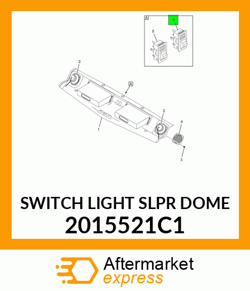 SWITCH LIGHT SLPR DOME 2015521C1