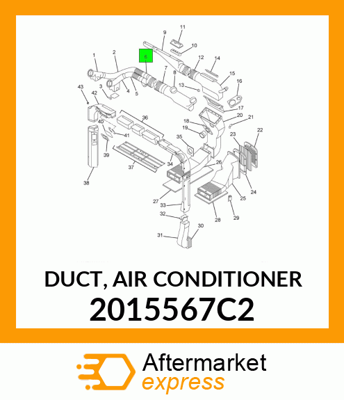 DUCT, AIR CONDITIONER 2015567C2