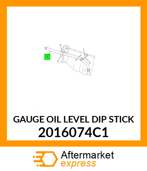 GAUGE OIL LEVEL DIP STICK 2016074C1