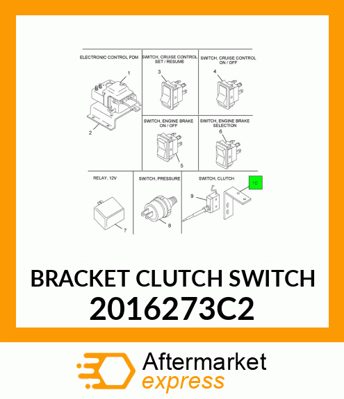 BRACKET CLUTCH SWITCH 2016273C2