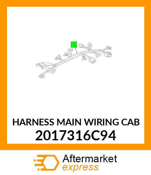 HARNESS MAIN WIRING CAB 2017316C94