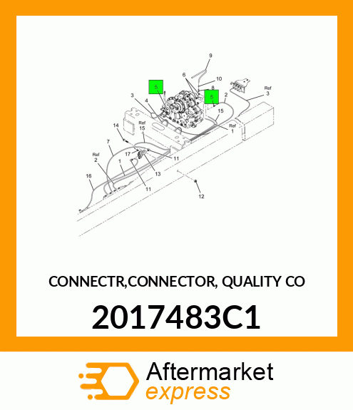 CONNECTR,CONNECTOR, QUALITY CO 2017483C1