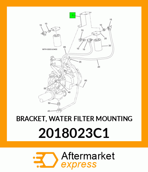 BRACKET, WATER FILTER MOUNTING 2018023C1