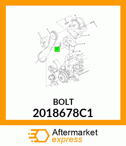 BOLT M12 X 70 PHC CL 10.9 FLG 2018678C1