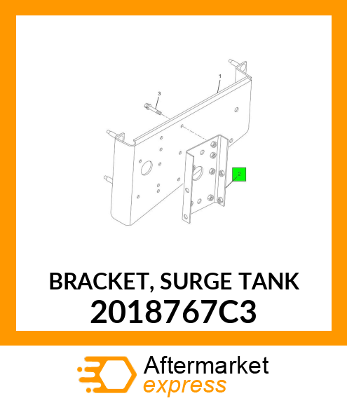 BRACKET, SURGE TANK 2018767C3