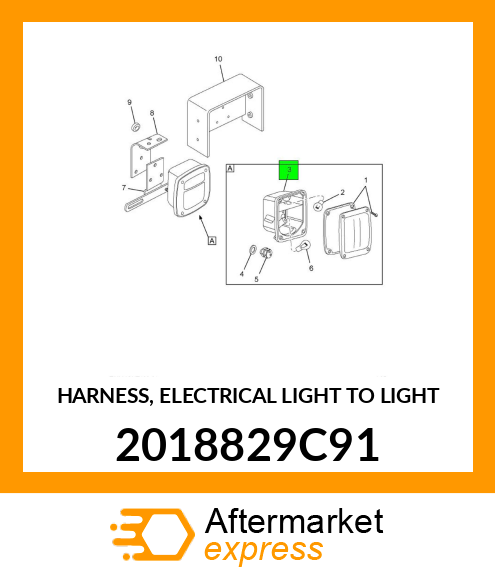 HARNESS, ELECTRICAL LIGHT TO LIGHT 2018829C91