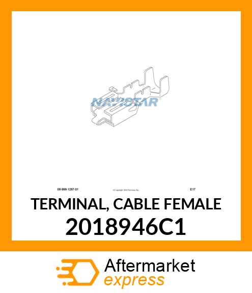 TERMINAL, CABLE FEMALE 2018946C1