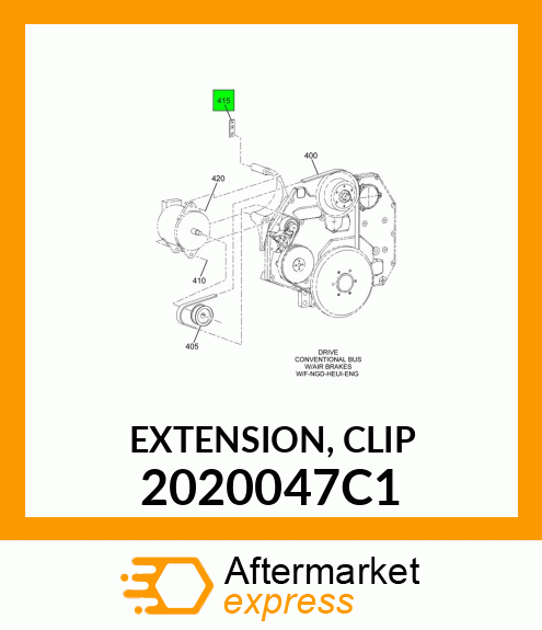 EXTENSION, CLIP 2020047C1