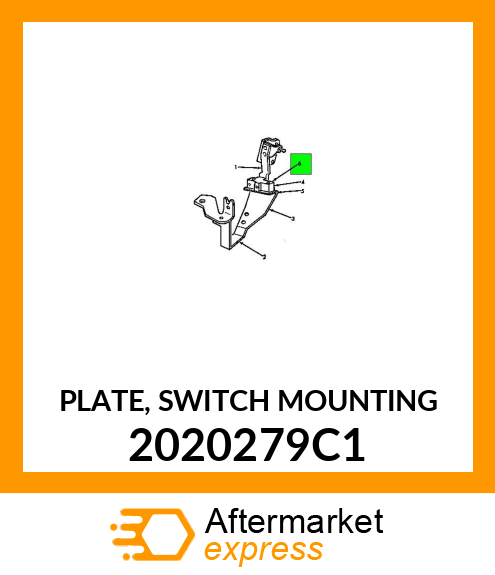 PLATE, SWITCH MOUNTING 2020279C1