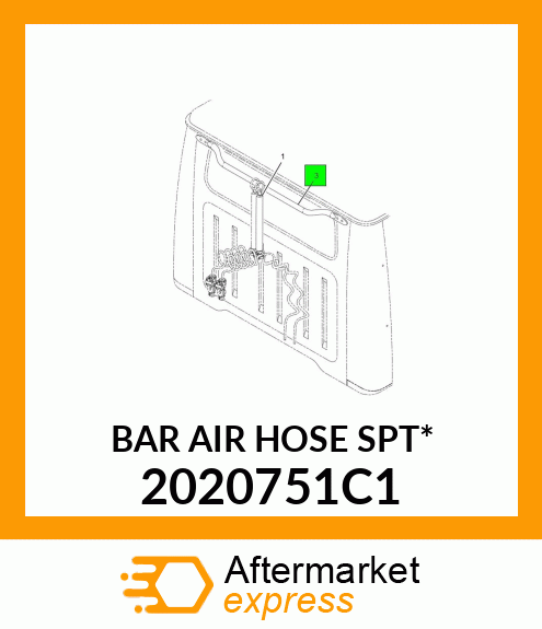 BAR AIR HOSE SPT* 2020751C1