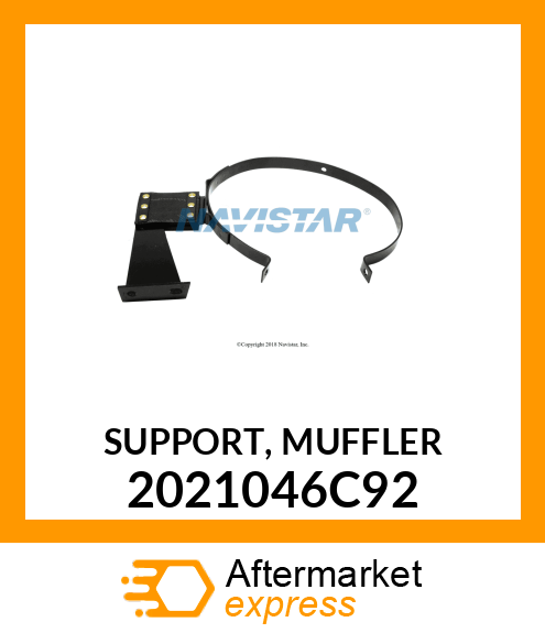 SUPPORT, MUFFLER 2021046C92