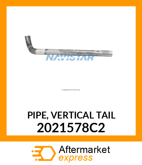 PIPE, VERTICAL TAIL 2021578C2