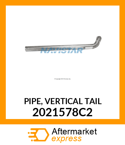 PIPE, VERTICAL TAIL 2021578C2